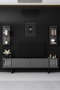 Hanah Home Chrome Line - Antracita, Negro